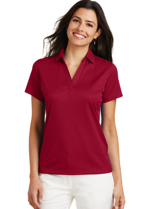 Port Authority® Women's Performance Fine Jacquard Polo. L528 - Rich Red | Port Authority