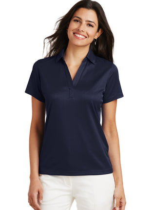 Port Authority® Women's Performance Fine Jacquard Polo. L528 - True Navy | Port Authority