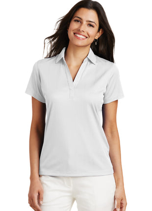 Port Authority® Women's Performance Fine Jacquard Polo. L528 - White | Port Authority