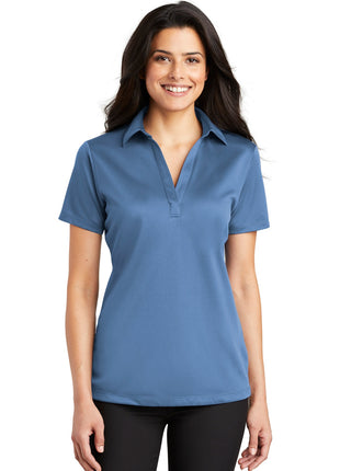 Port Authority® Women's Silk Touch™ Performance Polo. L540 - Carolina Blue | Port Authority