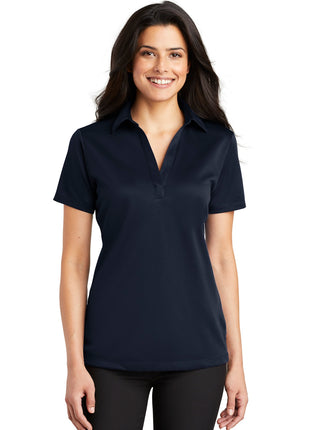 Port Authority® Women's Silk Touch™ Performance Polo. L540 - Navy | Port Authority