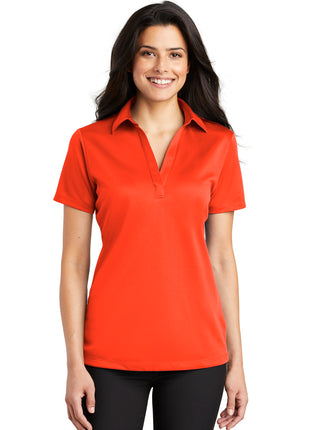 Port Authority® Women's Silk Touch™ Performance Polo. L540 - Neon Orange | Port Authority
