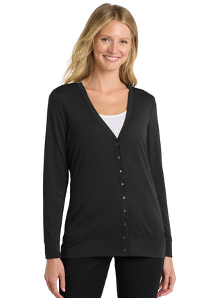 Port Authority® Women's Concept Cardigan. L545 - Black | Port Authority