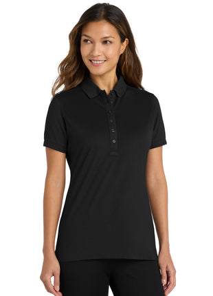 Port Authority® Women's Stretch Pique Polo. L555 - Black | Port Authority