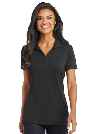 Port Authority® Women's Cotton Touch™ Performance Polo. L568 - Black | Port Authority