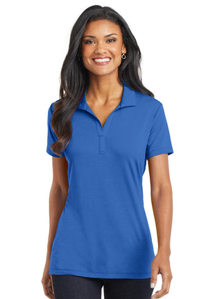 Port Authority® Women's Cotton Touch™ Performance Polo. L568 - Strong Blue | Port Authority