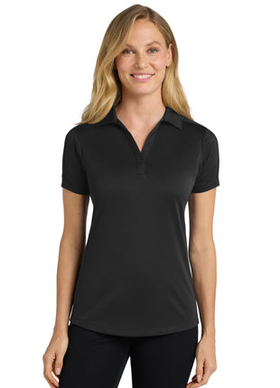 Port Authority® Women's Diamond Jacquard Polo. L569 - Black | Port Authority