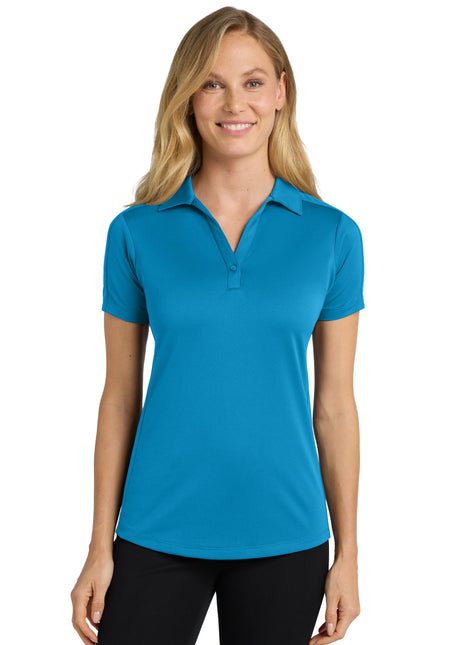 Port Authority® Women's Diamond Jacquard Polo. L569 - Blue Wake | Port Authority