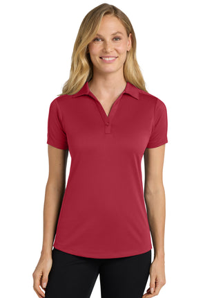 Port Authority® Women's Diamond Jacquard Polo. L569 - Rich Red | Port Authority