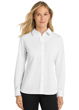 Port Authority® Women's Dimension Knit Dress Shirt. L570 - White | Port Authority