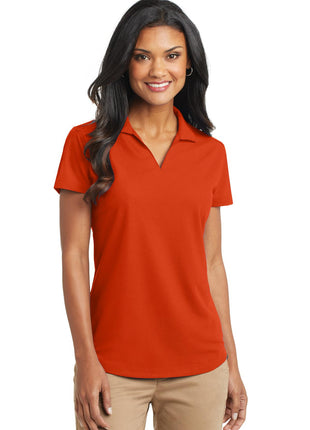 Port Authority® Women's Dry Zone® Grid Polo. L572 - Autumn Orange | Port Authority