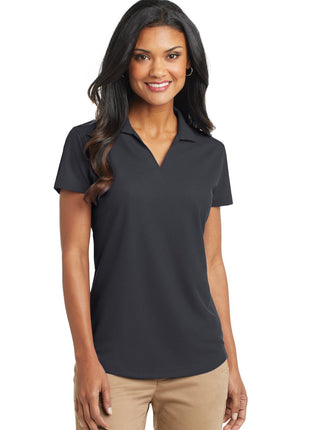 Port Authority® Women's Dry Zone® Grid Polo. L572 - Battleship Grey | Port Authority