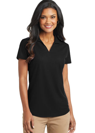 Port Authority® Women's Dry Zone® Grid Polo. L572 - Black | Port Authority