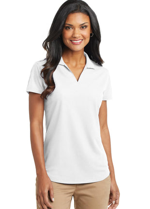 Port Authority® Women's Dry Zone® Grid Polo. L572 - White | Port Authority