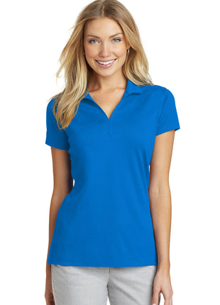 Port Authority® Women's Rapid Dry™ Mesh Polo. L573 - Skydiver Blue | Port Authority