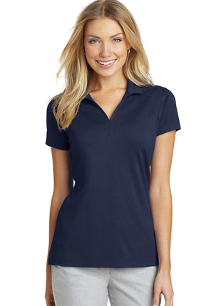 Port Authority® Women's Rapid Dry™ Mesh Polo. L573 - True Navy | Port Authority