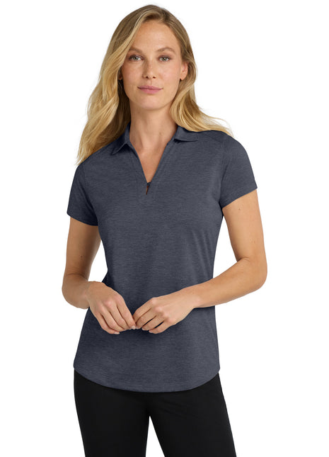 Port Authority® Women's Digi Heather Performance Polo. L574 - Dark Grey | Port Authority