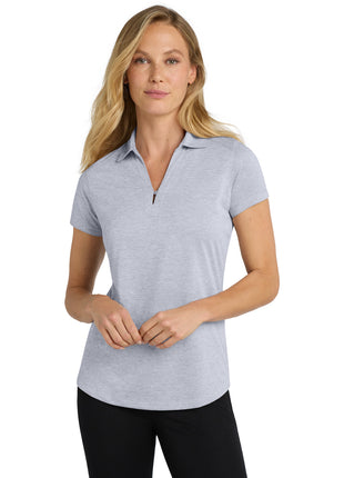 Port Authority® Women's Digi Heather Performance Polo. L574 - Light Grey | Port Authority