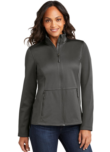 Port Authority® Women's Flexshell Jacket L617 - Grey Steel | Port Authority