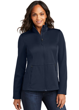 Port Authority® Women's Flexshell Jacket L617 - True Navy | Port Authority
