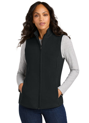 Port Authority® Women's C-FREE® Fleece Vest L702 - Deep Black | Port Authority