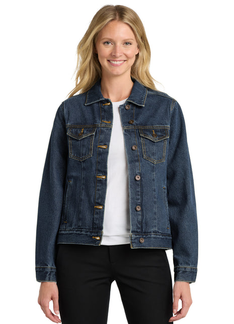 Port Authority® Women's Denim Jacket. L7620 - Denim Blue | Port Authority