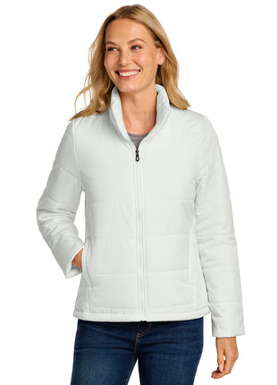Port Authority® Women's Puffer Jacket L852 - Marshmallow | Port Authority