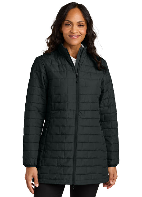 Port Authority® Women's C-FREE® Brick Jacket L854 - Deep Black | Port Authority