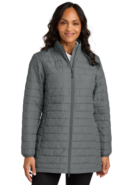 Port Authority® Women's C-FREE® Brick Jacket L854 - Smoke Grey | Port Authority