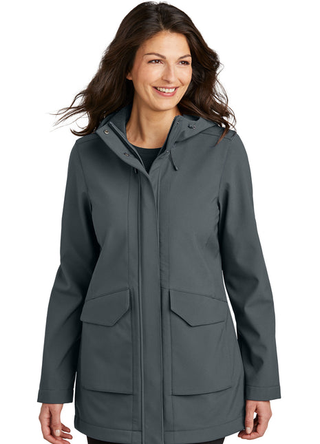 Port Authority® Women's Collective Outer Soft Shell Parka L919 - Graphite | Port Authority