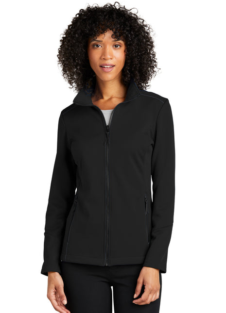 Port Authority® Women's Collective Tech Soft Shell Jacket L921 - Deep Black | Port Authority
