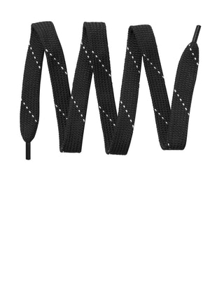 Sport-Tek® Laces. LACE - Black/ White | Sport-Tek