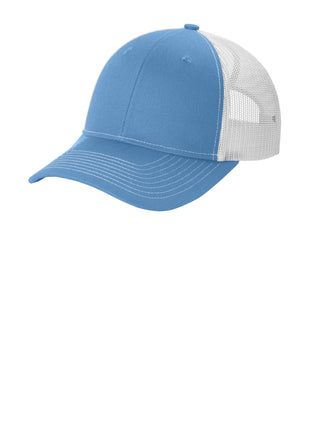 Port Authority® Snapback Ponytail Trucker Cap LC401 - Carolina Blue/ White | Port Authority