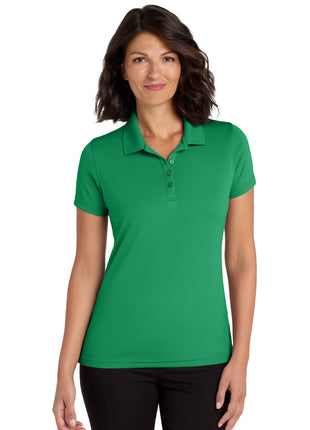 Port Authority® Women's Dry Zone® UV Micro-Mesh Polo. LK110 - Bright Kelly Green | Port Authority