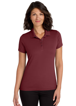Port Authority® Women's Dry Zone® UV Micro-Mesh Polo. LK110 - Burgundy | Port Authority