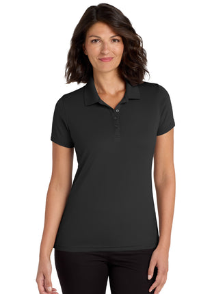 Port Authority® Women's Dry Zone® UV Micro-Mesh Polo. LK110 - Deep Black | Port Authority