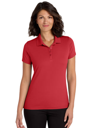 Port Authority® Women's Dry Zone® UV Micro-Mesh Polo. LK110 - Rich Red | Port Authority