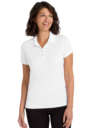 Port Authority® Women's Dry Zone® UV Micro-Mesh Polo. LK110 - White | Port Authority