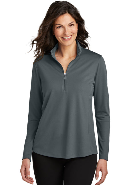 Port Authority® Women's Dry Zone® UV Micro-Mesh 1/4-Zip LK112 - Graphite | Port Authority