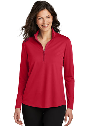 Port Authority® Women's Dry Zone® UV Micro-Mesh 1/4-Zip LK112 - Rich Red | Port Authority
