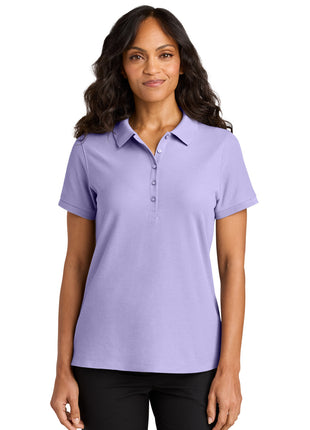 Port Authority® Women's Wearever Signature Pique Polo LK200 - Bright Lavender | Port Authority