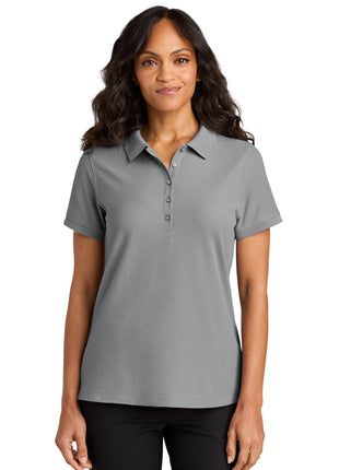 Port Authority® Women's Wearever Signature Pique Polo LK200 - Gusty Grey | Port Authority