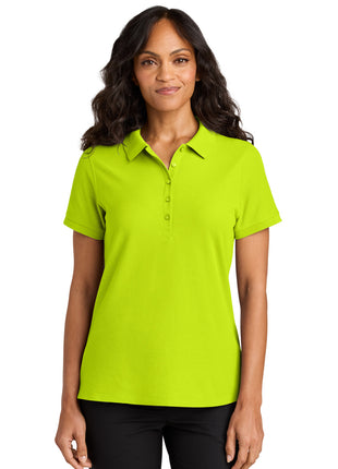 Port Authority® Women's Wearever Signature Pique Polo LK200 - Neon Yellow | Port Authority