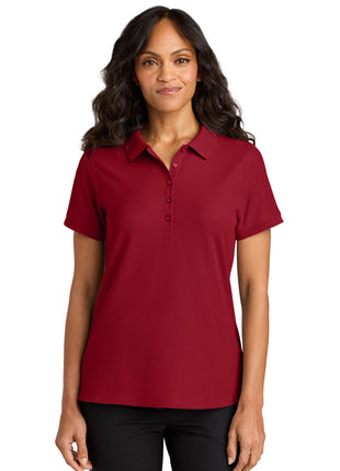 Port Authority® Women's Wearever Signature Pique Polo LK200 - Rich Red | Port Authority