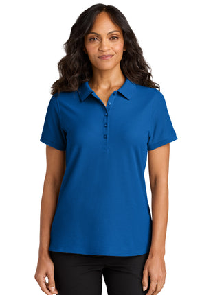 Port Authority® Women's Wearever Signature Pique Polo LK200 - Strong Blue | Port Authority