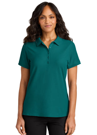 Port Authority® Women's Wearever Signature Pique Polo LK200 - Teal Green | Port Authority