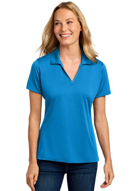 Port Authority® Women's Performance Staff Polo LK398 - Brilliant Blue | Port Authority