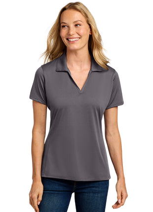Port Authority® Women's Performance Staff Polo LK398 - Graphite | Port Authority
