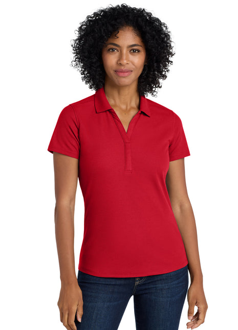 Port Authority ® Women's EZPerformance ™ Pique Polo. LK600 - Apple Red | Port Authority