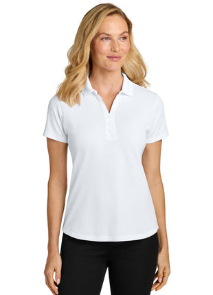 Port Authority® Women's Plaited Pique Polo LK620 - White | Port Authority